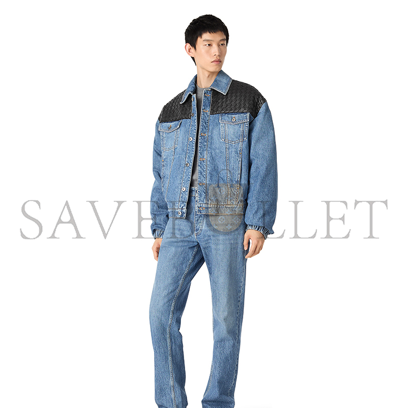 BOTTEGA VENETA VINTAGE INDIGO DENIM JACKET 833896V42W04715